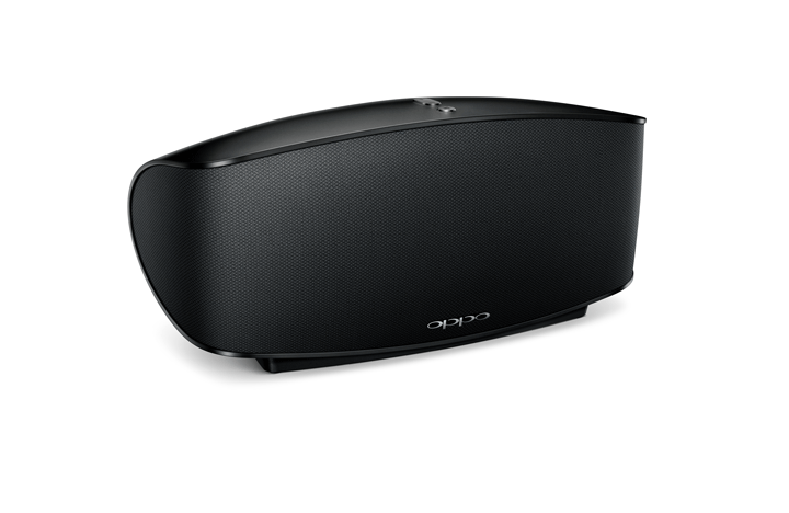 Sonica Wi-Fi Speaker (Black) Quarter View